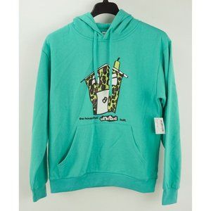 New Designs Untitled Our House Men's Small Teal Fleece Lined Graphic Hoodie